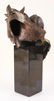 LEGENDS NATIVE AMERICAN WITH HORSE METAL STATUE - 4