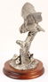 CHILMARK SCREECH OWL MOUSE PEWTER STATUE - 5