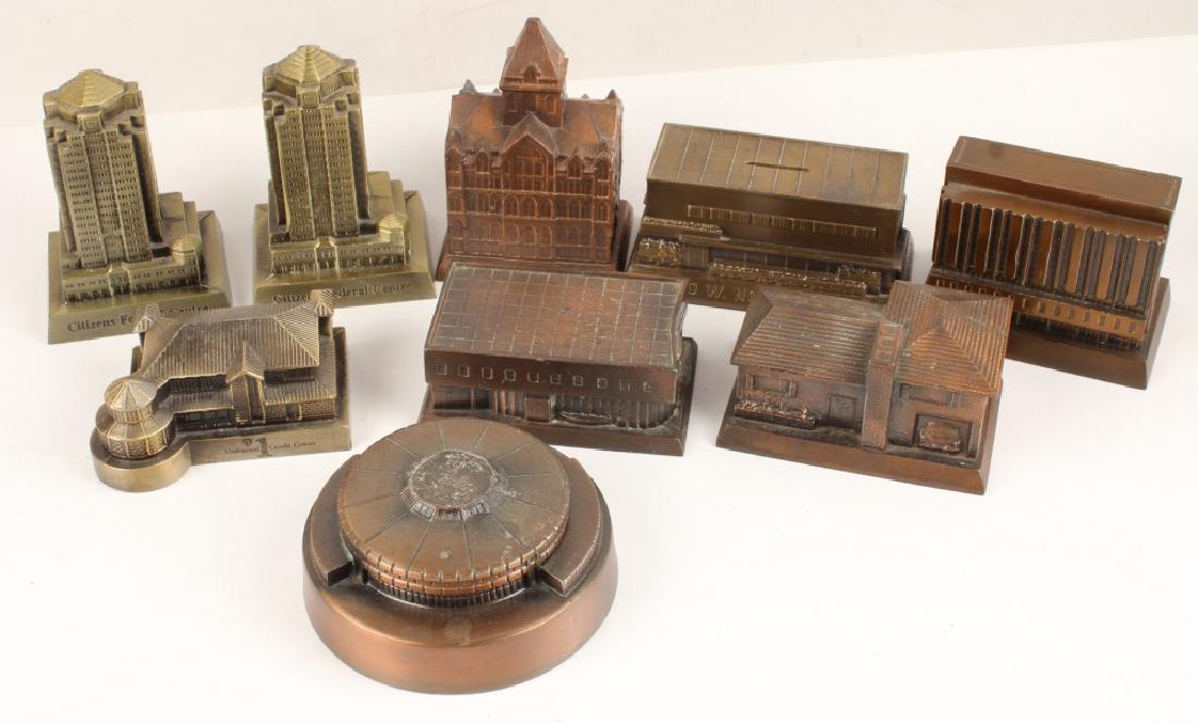 LOT OF 10 CAST MODEL BANKS (1 of 4)