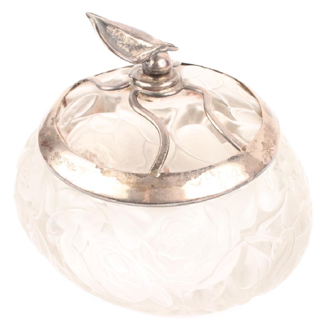 LALIQUE ART NOUVEAU DRESSER BOX SIGNED R. LALIQUE (1 of 5)