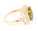 LADIES 14K GOLD DIAMOND PERIDOT RING - 3