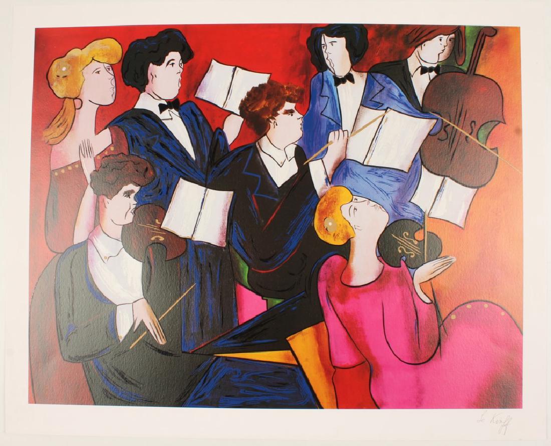 LINDA LE KINFF SERIOLITHOGRAPH "ACCORDS" (1 of 2)