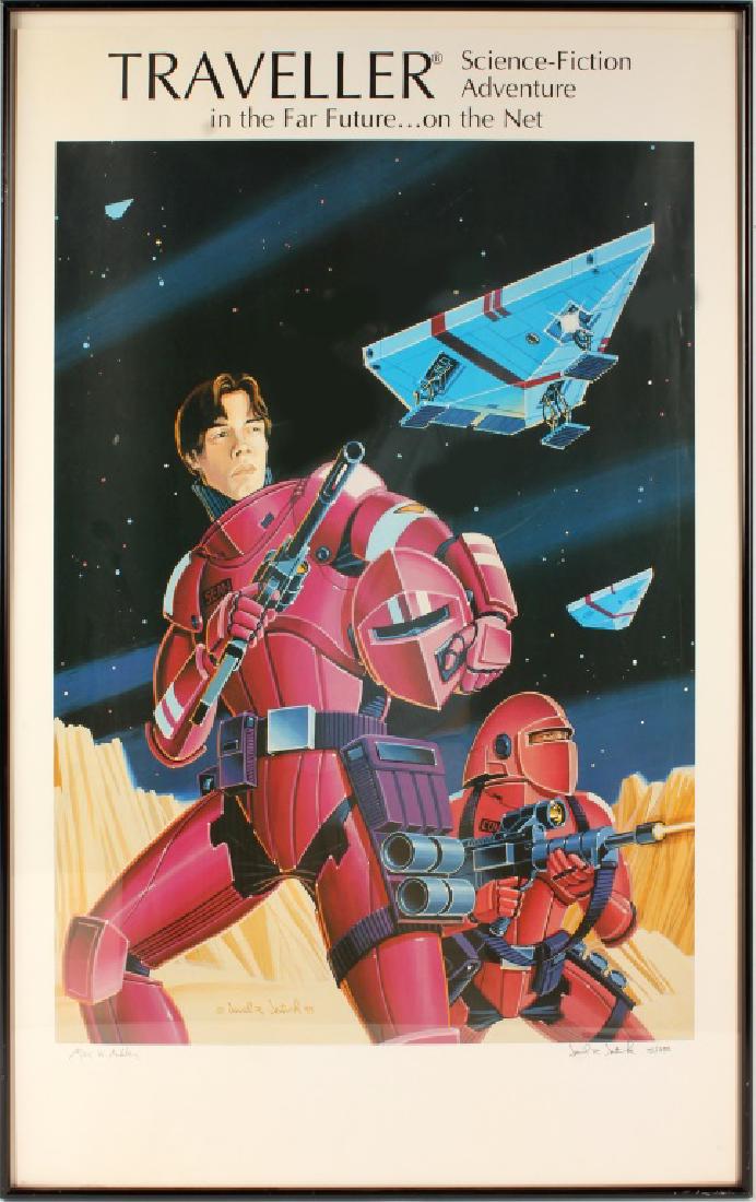 DAVID DEITRICK SIGNED LIMITED POSTER - TRAVELLER (1 of 5)