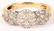 LADIES 10K YELLOW GOLD DIAMOND CLUSTER RING