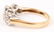 LADIES 10K YELLOW GOLD DIAMOND CLUSTER RING - 3