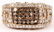LADIES 10K YELLOW GOLD DIAMOND FASHION RING