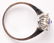 LADIES 14K WHITE GOLD TANZANITE DIAMOND RING - 2