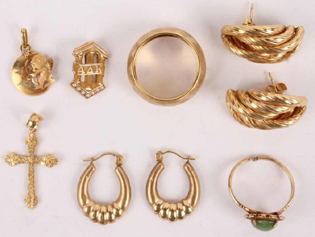 MIXED LADIES 10K & 14K YELLOW GOLD JEWELRY (1 of 2)