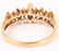 LADIES 10K YELLOW GOLD DIAMOND PERIDOT RING - 4