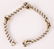 PEPI STERLING SILVER BRACELET WITH 14K GOLD LINKS