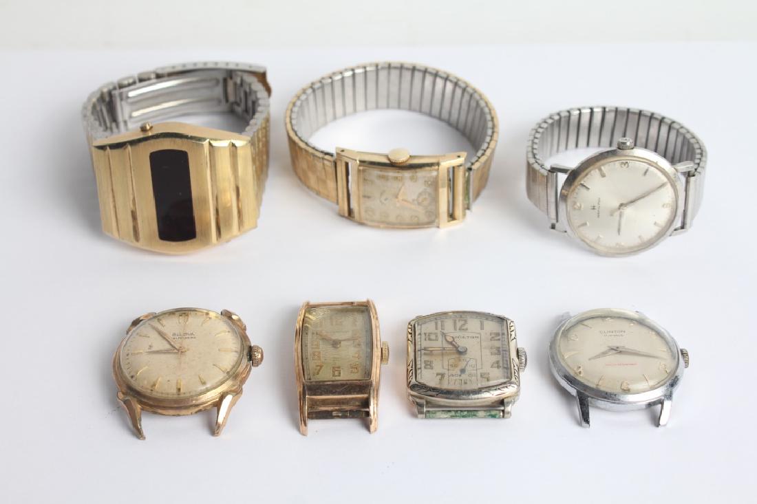 MENS WRISTWATCHES - BULOVA, HAMILTON, ELGIN (1 of 3)