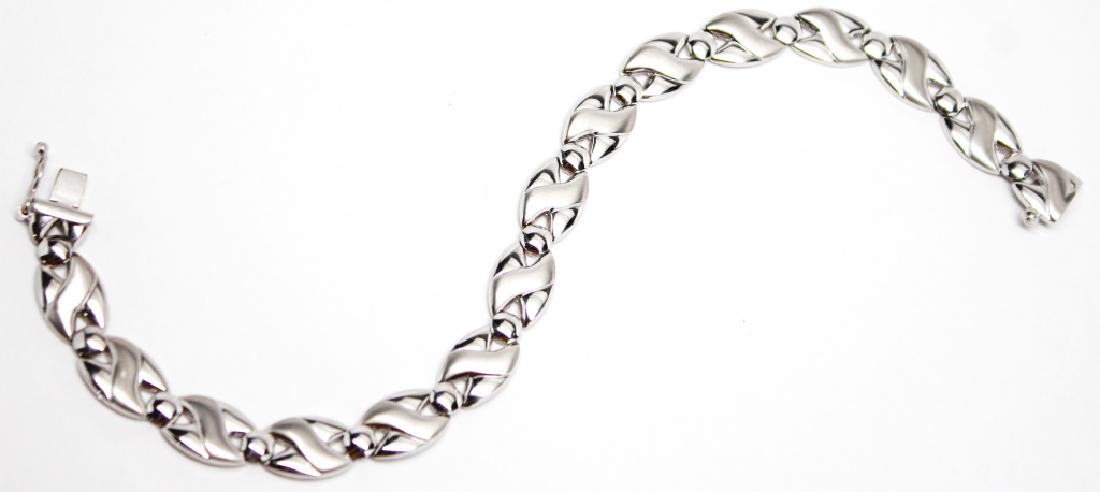 LADIES 14K WHITE GOLD BRACELET (1 of 2)