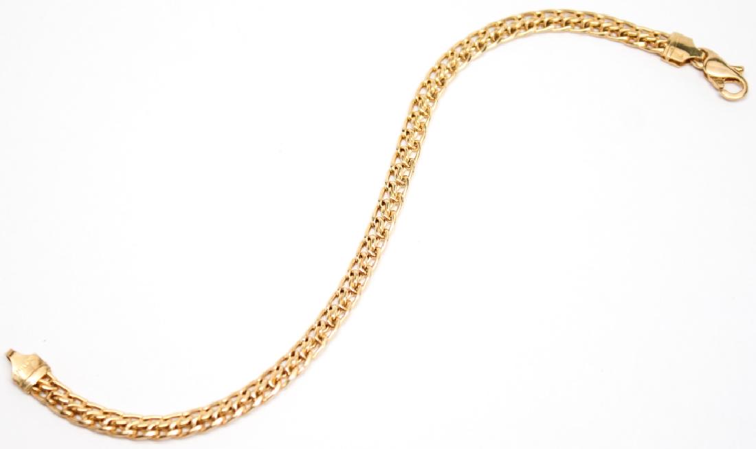 LADIES 18K YELLOW GOLD BRACELET (1 of 1)