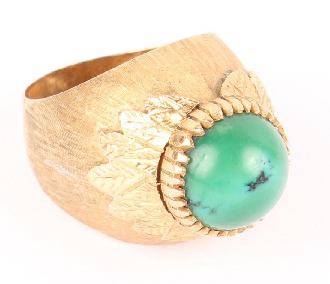 18K YELLOW GOLD FASHION RING (1 of 3)