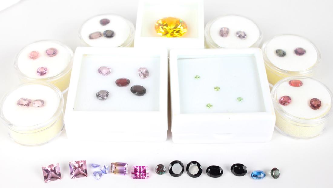 MULTI GEMSTONE DEALER LOT RUBY AMETRINE TANZANITE (1 of 5)