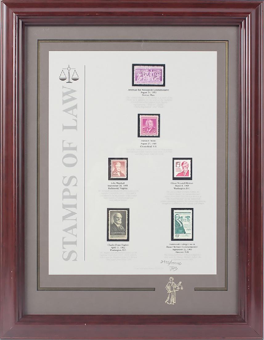 STAMPS OF LAW LIMITED EDITION FRAMED PRINT (1 of 5)