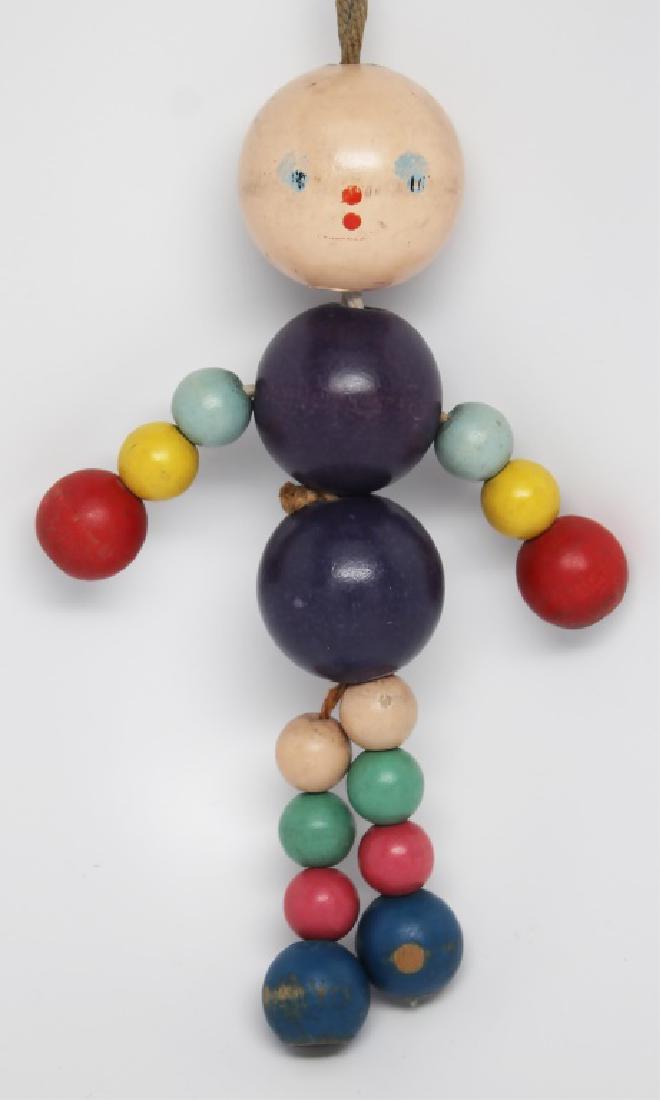 ORIGINAL 1940'S TOY TINKERS WOODEN CRIB TOY (1 of 3)