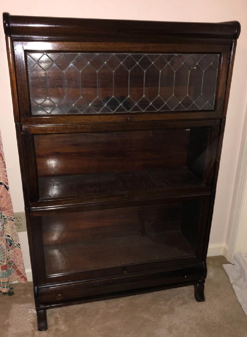 BARRISTER BOOKCASE 3 STACK by LUNDSTROM MFG