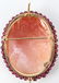 14K YELLOW GOLD CAMEO BROOCH PENDANT - 2