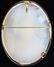 14K YELLOW GOLD SHELL CAMEO BROOCH PENDANT - 2