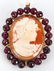 14K YELLOW GOLD SHELL CAMEO JEWELRY SET - 5
