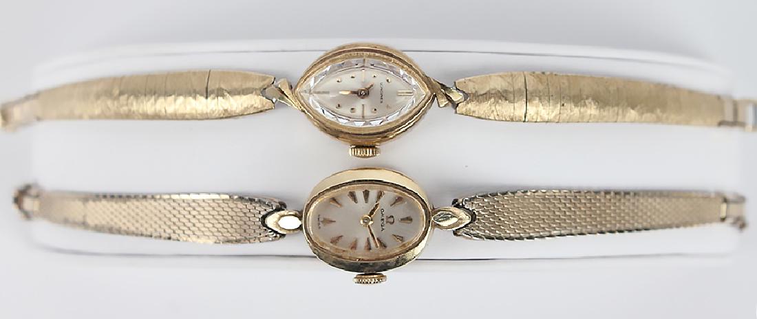 LADIES 14K GOLD FILLED OMEGA & LONGINES WATCHES (1 of 5)
