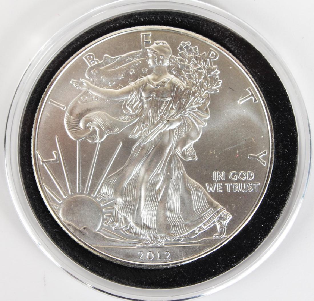2012 UNITED STATES SILVER EAGLE ONE OUNCE COIN (1 of 2)