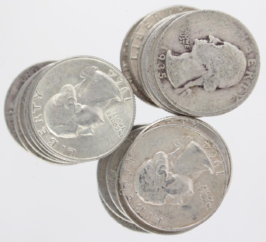 $5.00 UNITED STATES SILVER WASHINGTON QUARTERS (1 of 1)