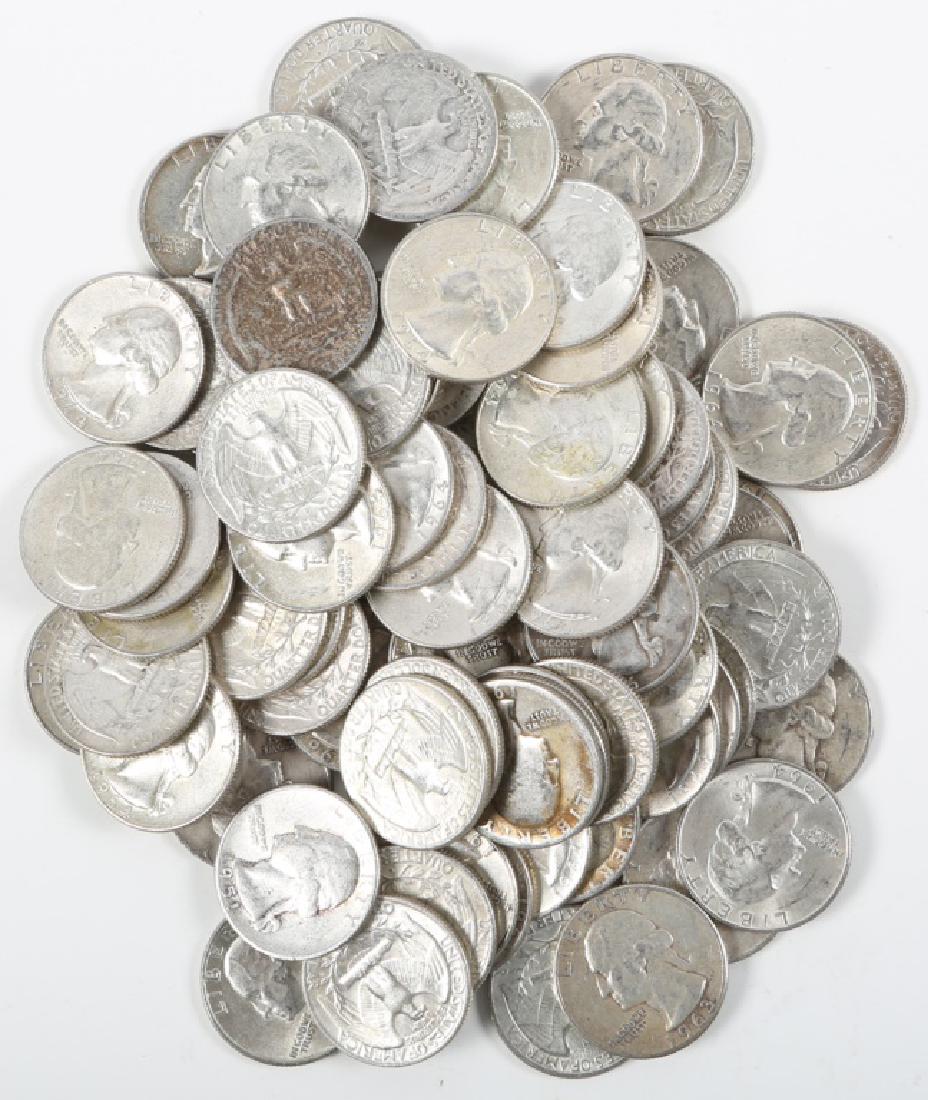 $20.00 FACE VALUE 90% SILVER WASHINGTON QUARTERS (1 of 2)