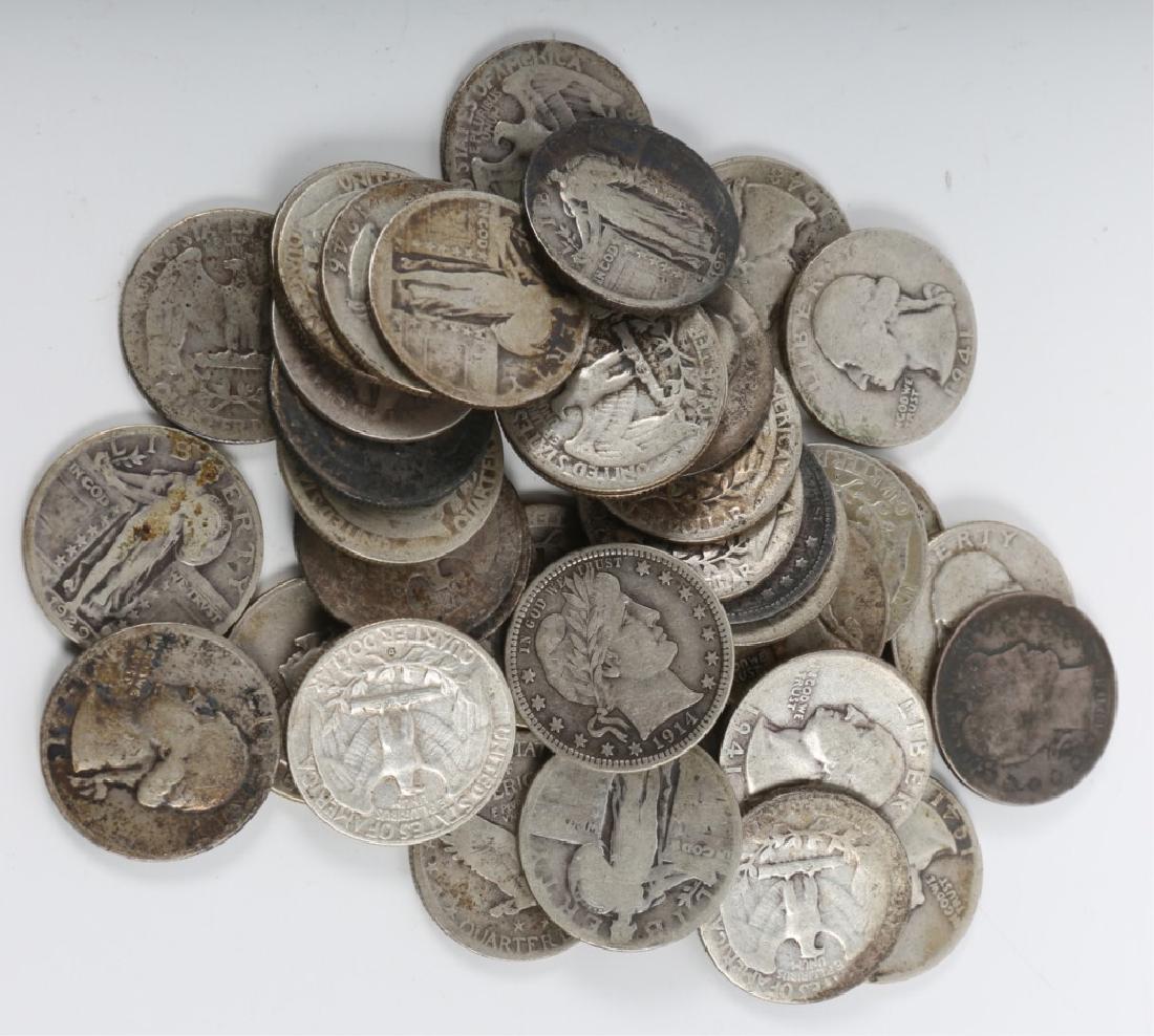 $10.00 FACE VALUE 90% SILVER QUARTERS (1 of 1)