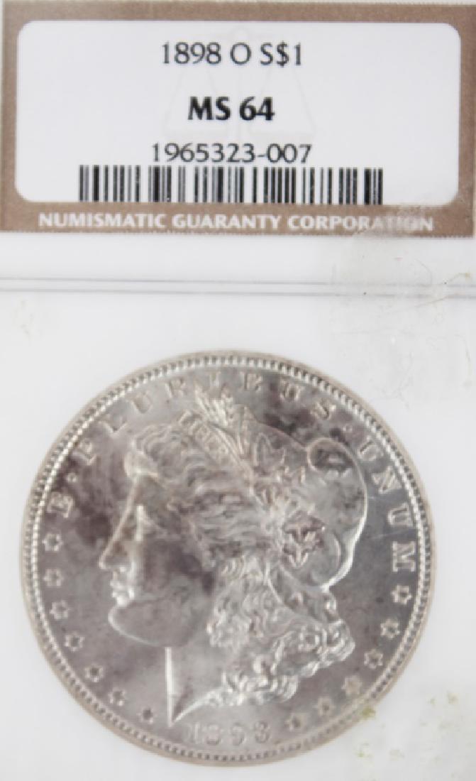 $1.00 UNITED STATES 1898 O MORGAN SILVER DOLLAR (1 of 2)