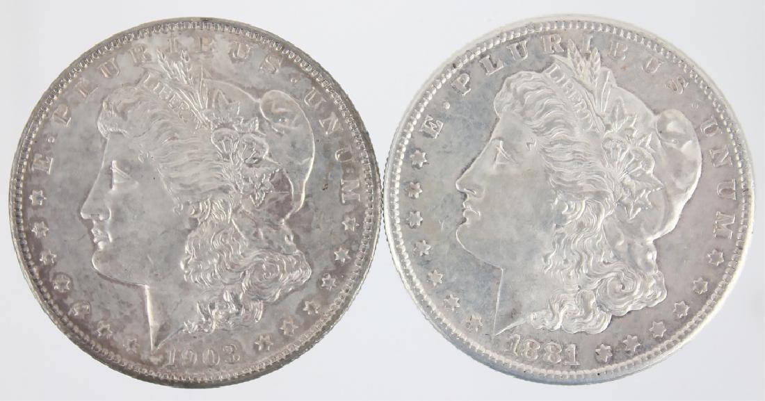 $1.00 UNITED STATES MORGAN SILVER DOLLARS (1 of 2)