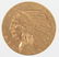 $5.00 UNITED STATES 1910 INDIAN HEAD GOLD COIN