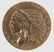 $5.00 UNITED STATES 1909 INDIAN HEAD GOLD COIN