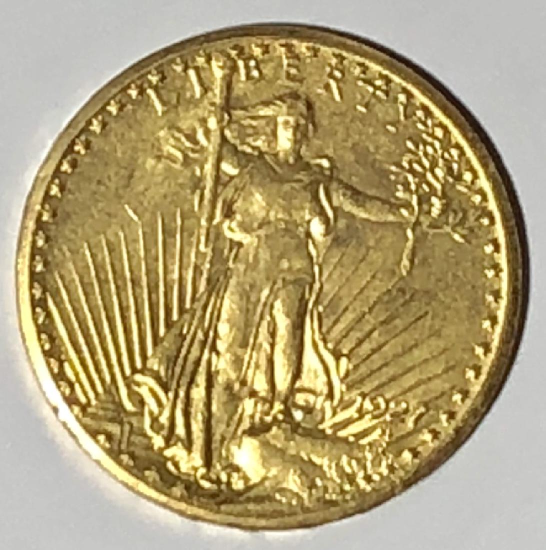 $20.00 UNITED STATES 1927 ST. GAUDENS GOLD COIN (1 of 2)