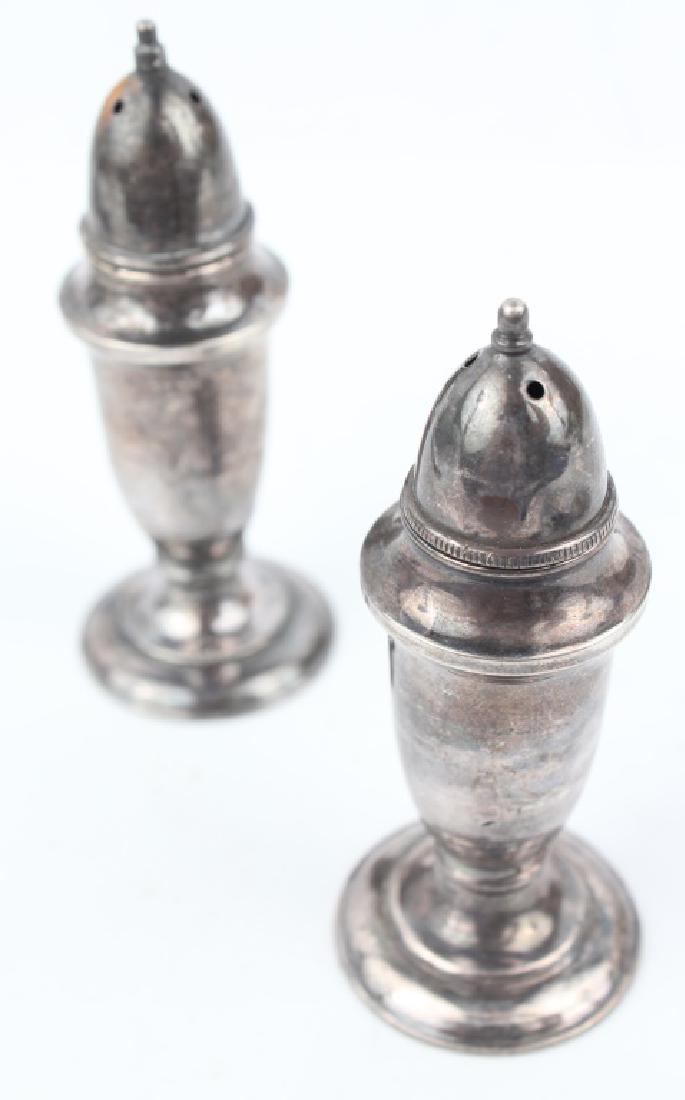 950 STERLING SILVER WEIGHTED SALT & PEPPER SHAKERS (1 of 3)