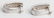 14K WHITE GOLD DIAMOND HOOP EARRINGS - 3