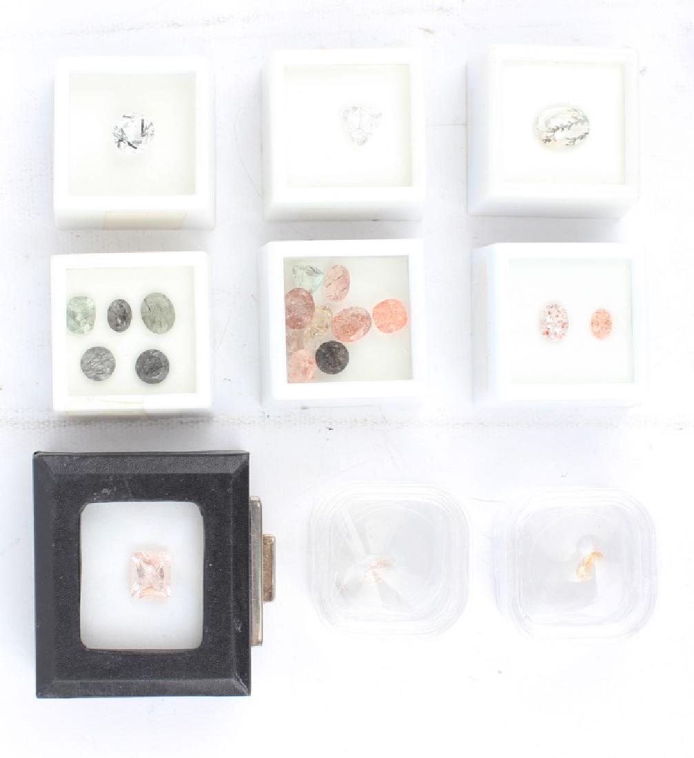 LOOSE CUT GEMSTONES - DENDRITIC QUARTZ (1 of 8)