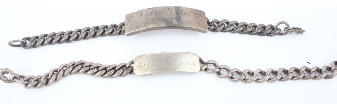 STERLING SILVER ID BRACELETS - LOT OF 2 (1 of 3)