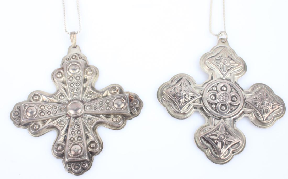 2 REED & BARTON STERLING SILVER CROSS NECKLACES (1 of 7)