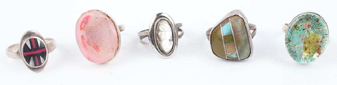 STERLING SILVER RINGS - LOT OF 5 (1 of 5)
