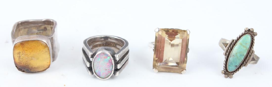 STERLING SILVER RINGS - LOT OF 4 (1 of 5)