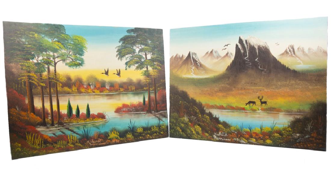 AMERICAN LANDSCAPE PAINTINGS BY RICHARD HARRISON (1 of 6)