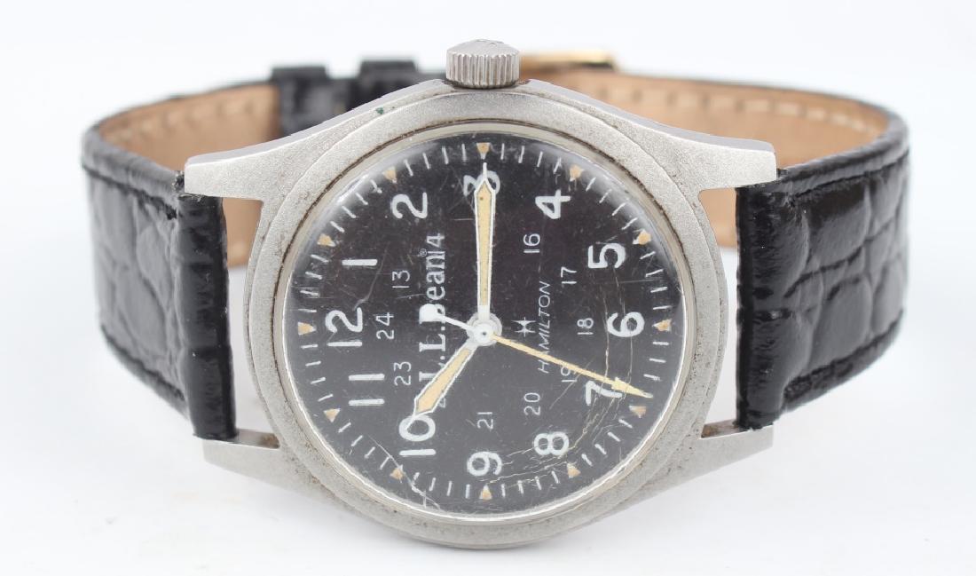 MEN'S STEEL HAMILTON L.L. BEAN FIELD WRISTWATCH (1 of 4)