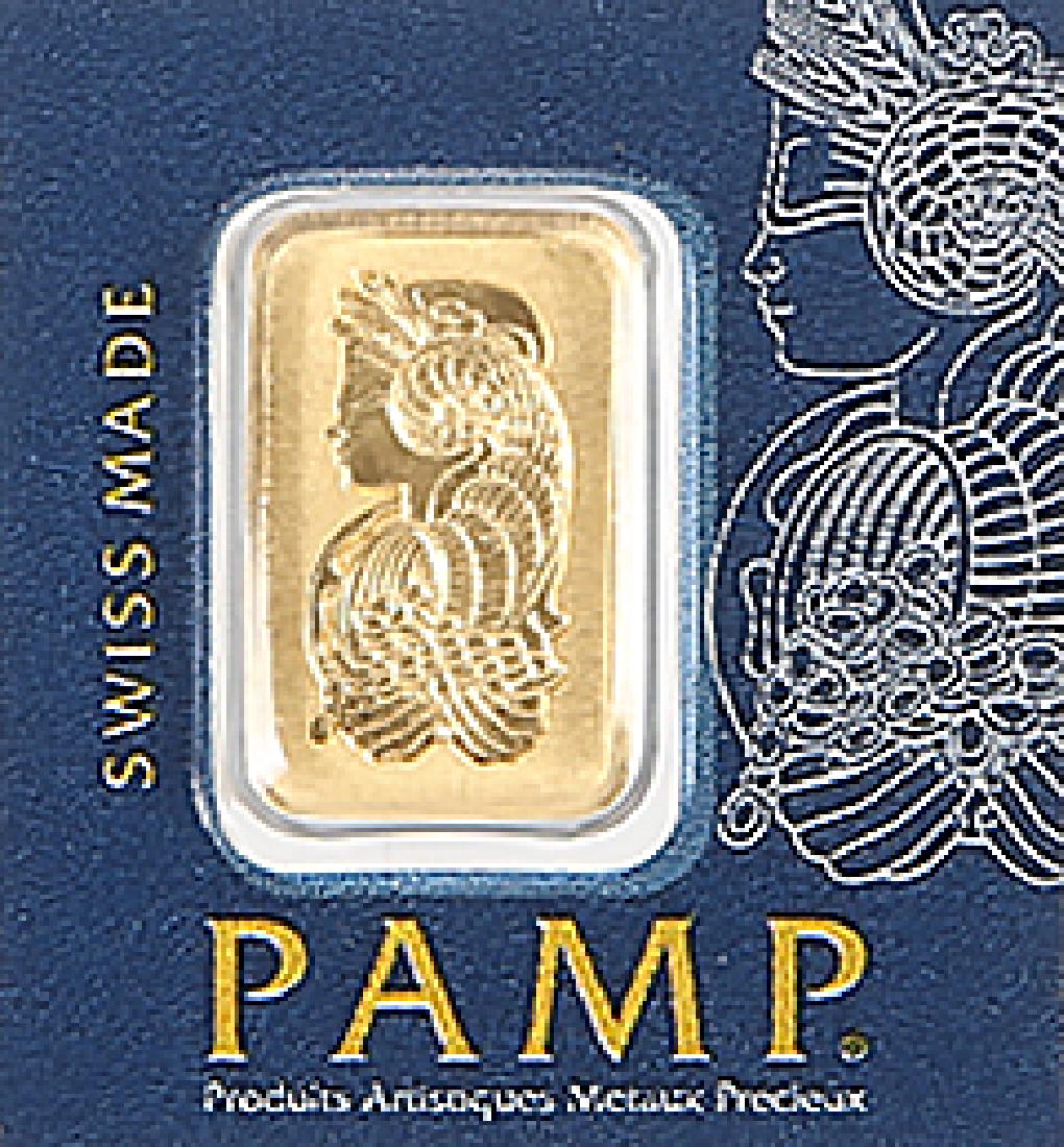 PAMP SWISS 1 GRAM .999 FINE GOLD BAR