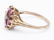 MEN`S 10K YELLOW GOLD EASTERN STAR RING - 2