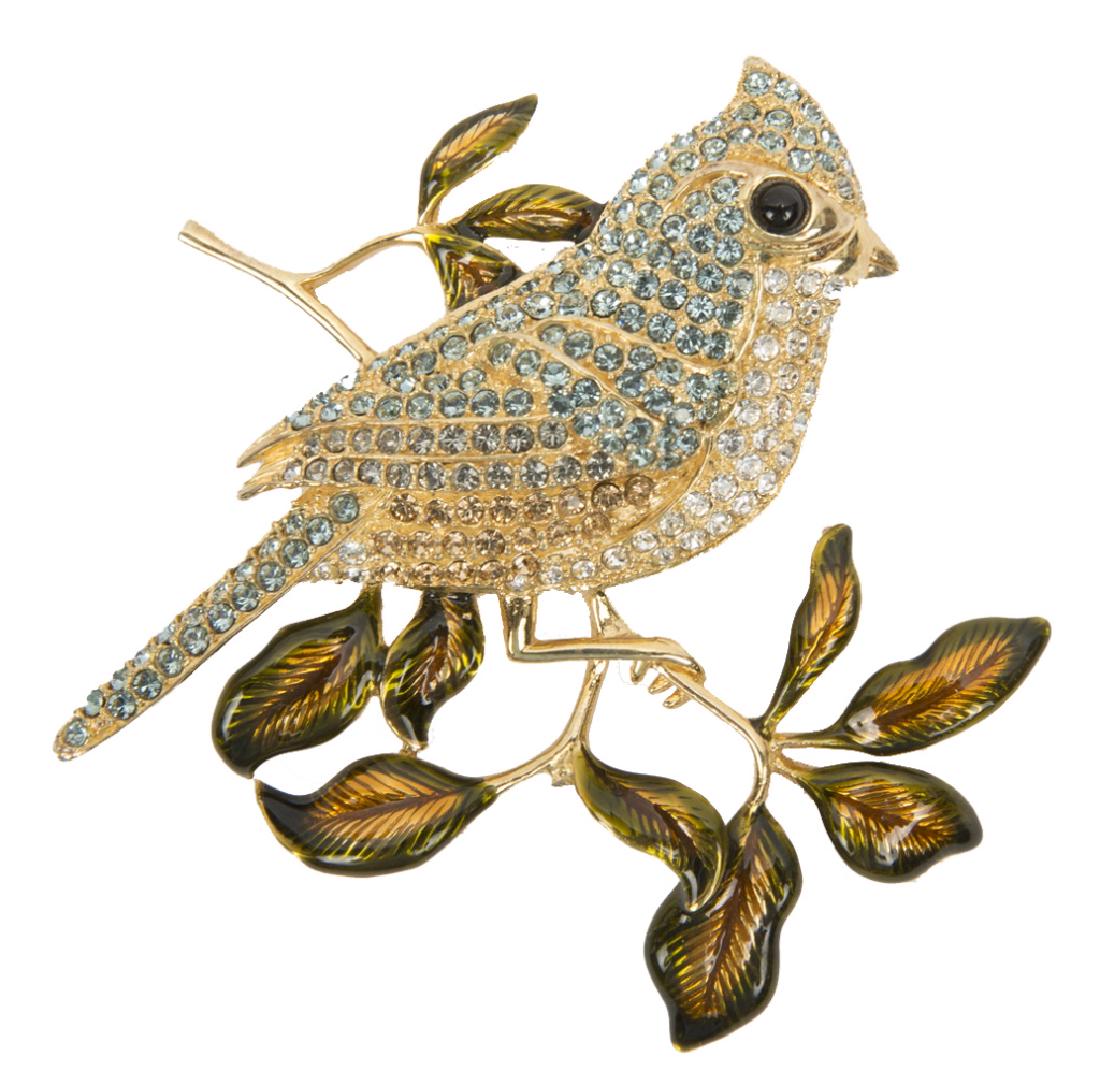 LADIES STERLING SILVER BROOKS BROTHERS BROOCH (1 of 2)