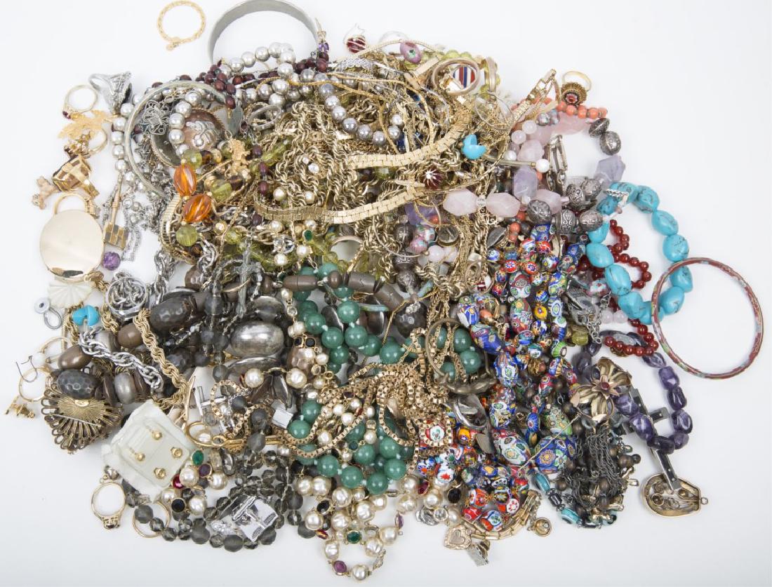 VARIED COSTUME JEWELRY -- 5LBS+ (1 of 5)