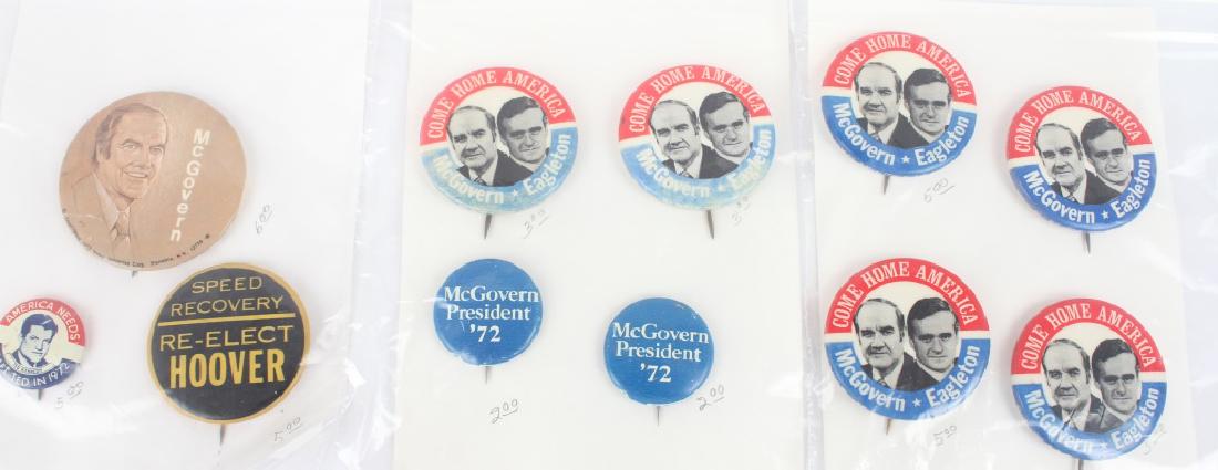 MCGOVERN CAMPAIGN BUTTONS LOT OF NINE (1 of 2)