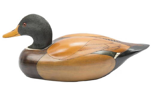 Wooden Duck Carving